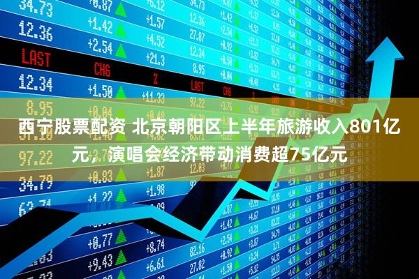西宁股票配资 北京朝阳区上半年旅游收入801亿元，演唱会经济带动消费超75亿元